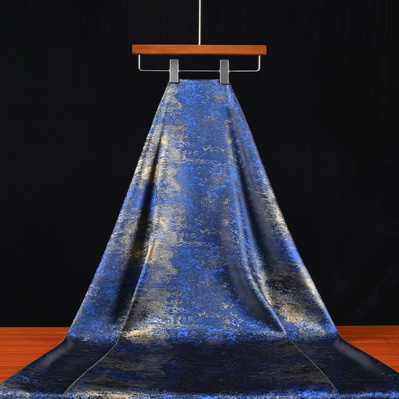 Home Textile - 레트로 스타일의 파란색과 금색이 조화된 그라데이션