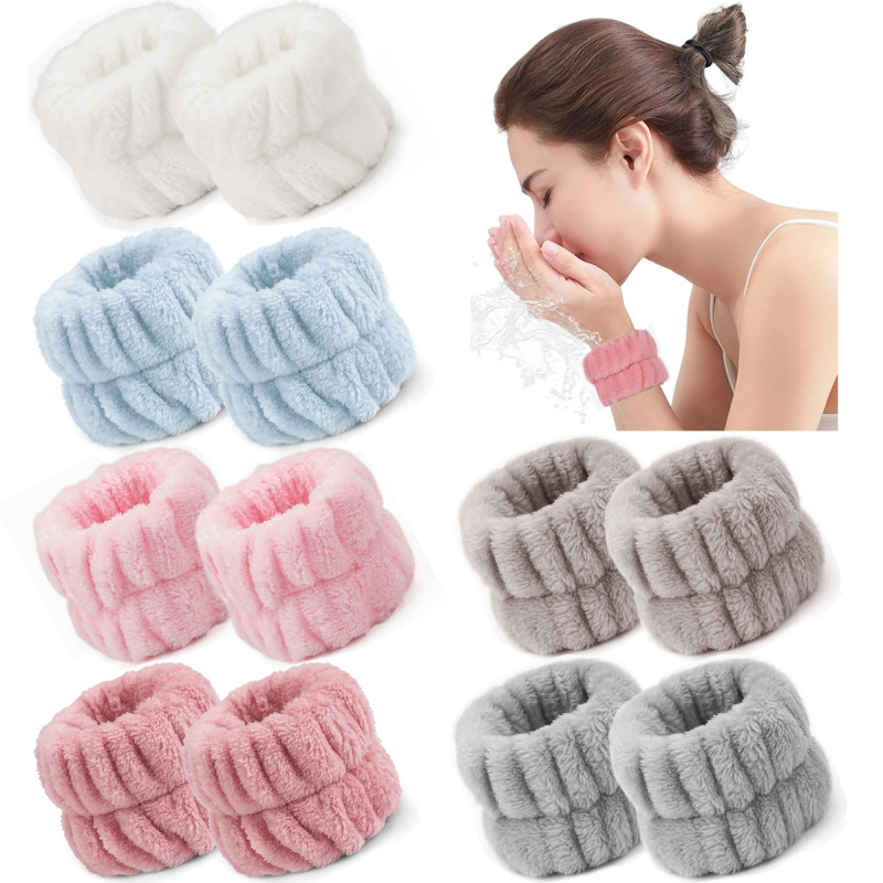 Home Textiles Face Towel - 2PCS 재사용 가능한 스파 손목 워시