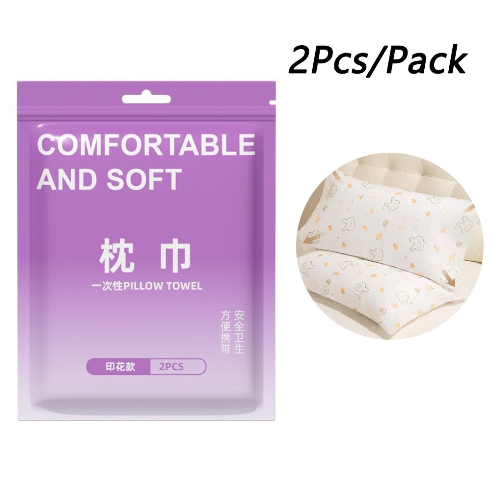 Home Textiles Premium - 2개/팩 프리미엄 두꺼운 일회용 베개 커버