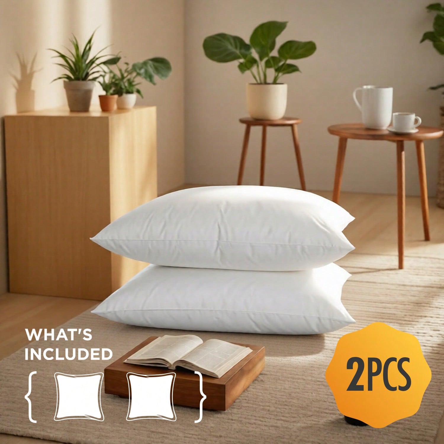 Pillow Insert 18X18 - 2개입 및 4개입 12x20, 18x18 크기의
