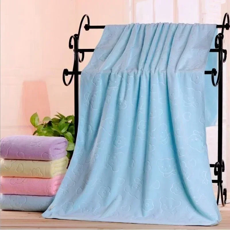 2026 70*140cm 마이크로화이버 엠보싱 곰돌이  - Home Textiles Face Towel 리뷰 및 가격