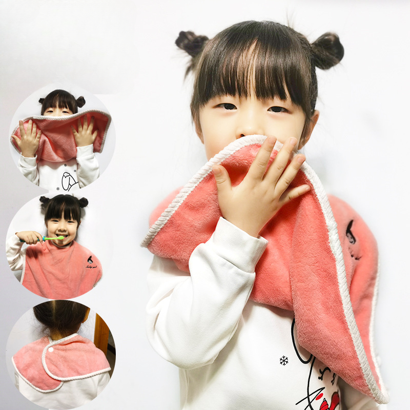 1pc 어린이를위한 아기 Bibs 세안 수건 부드러운  - Home Textiles Face Towel 리뷰 및 가격