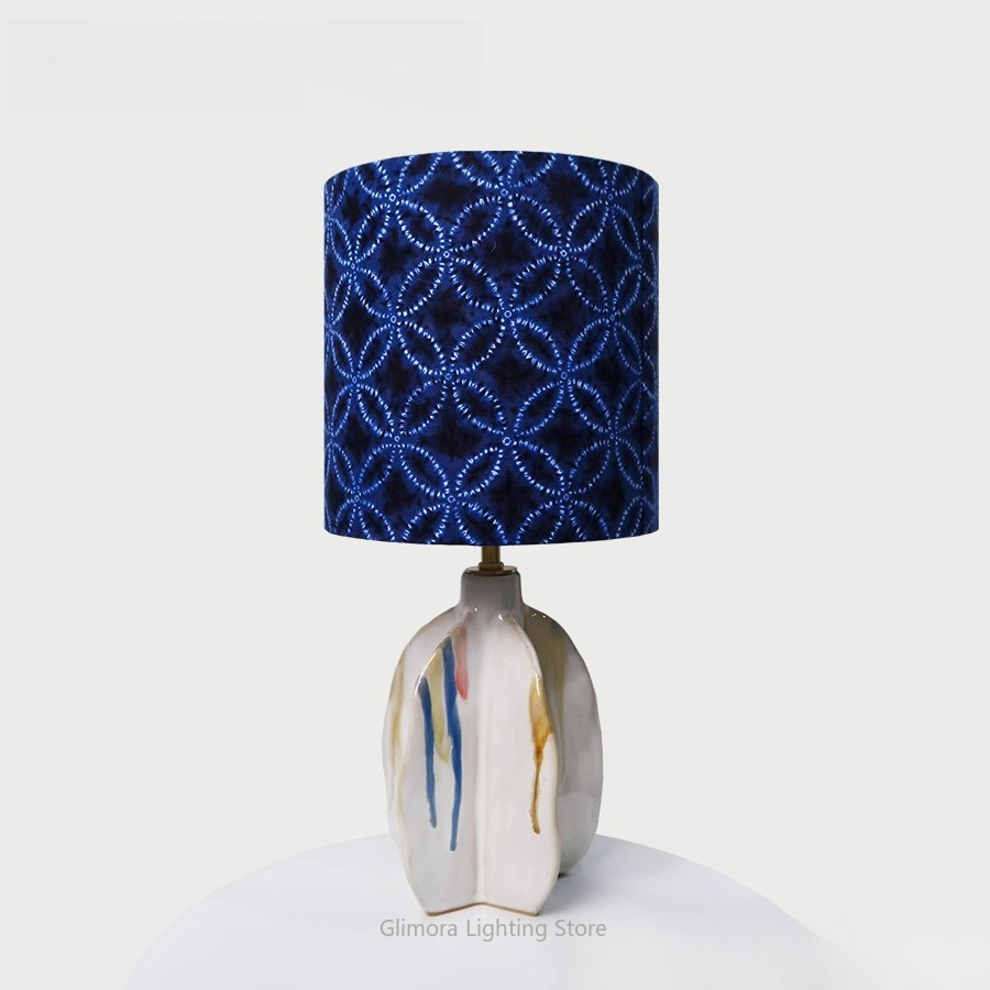 리버티 패브릭 테이블 램프: 중세 디자인의 수입 직물, - Home Textiles Importers In Usa 리뷰 및 가격