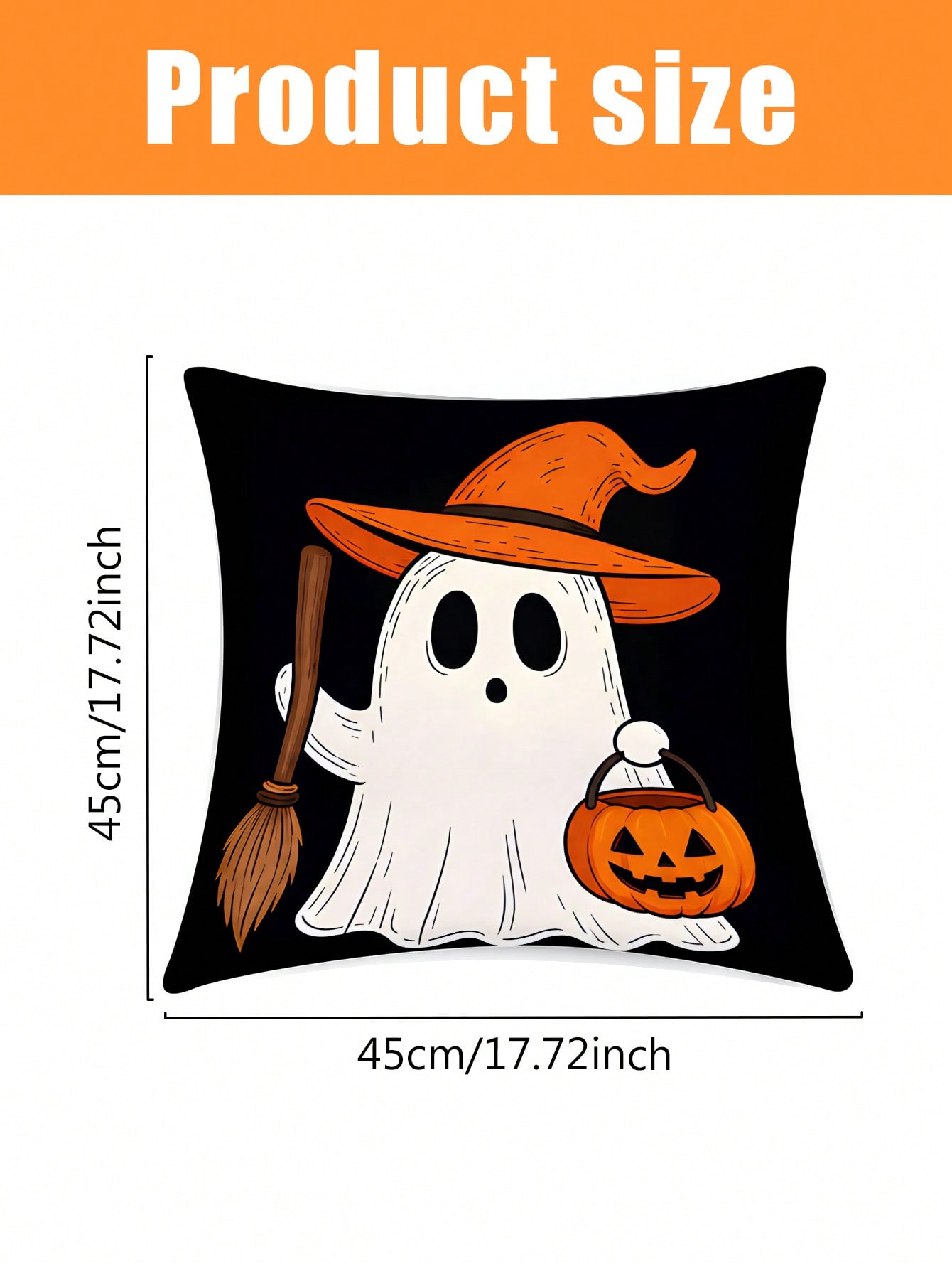 할로윈 테마의 베개 커버 4개 세트, 폴리에스터 소재, - Pillow Insert 18X18 리뷰 및 가격