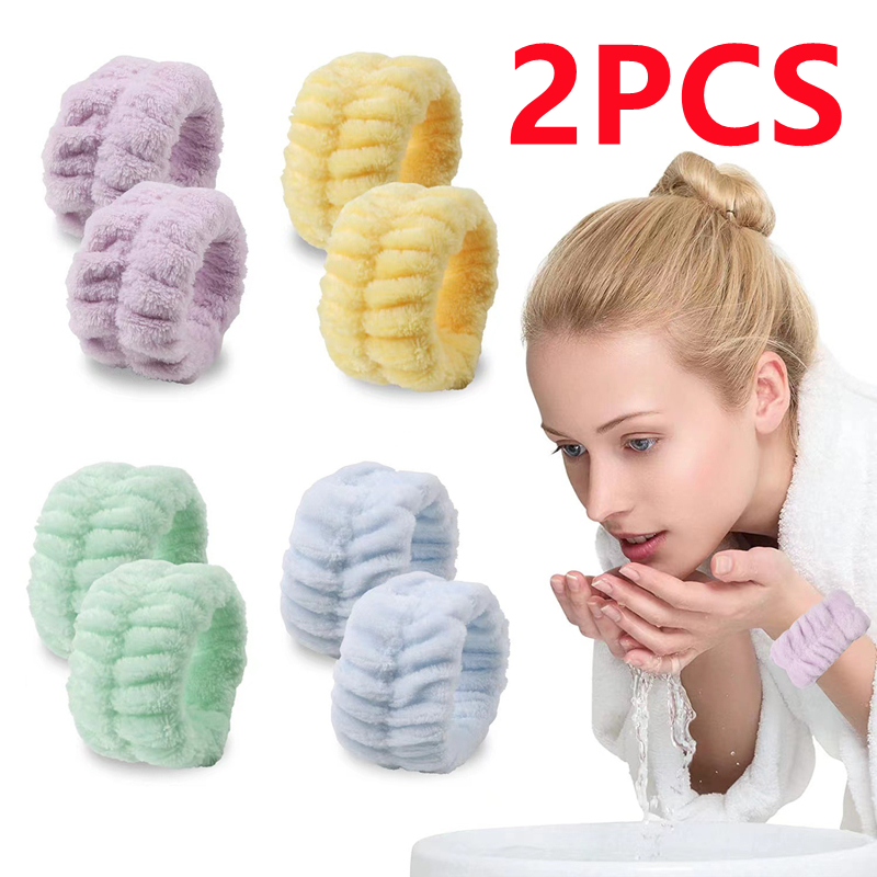 2PCS 재사용 가능한 스파 손목 워시밴드 부드러운 마 - Home Textiles Face Towel 리뷰 및 가격